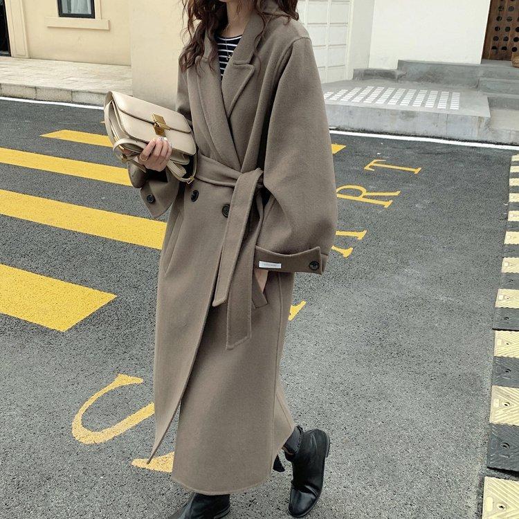 超安い品質 ロングコート ガウンコート 秋冬 黒 ベージュ コート ロング チェスターコート レディース チェスターコート オーバーシルエット ゆったり 上品 大人 通学 通勤 チェスターコート サイズ S Oroagri Eu