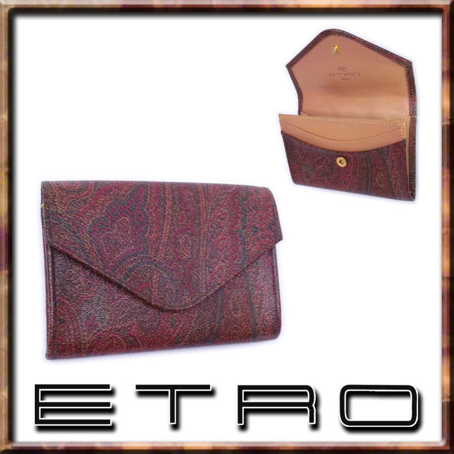 ETRO（エトロ） 【超美品】エトロ カードケース 名刺入れ ペイズリー