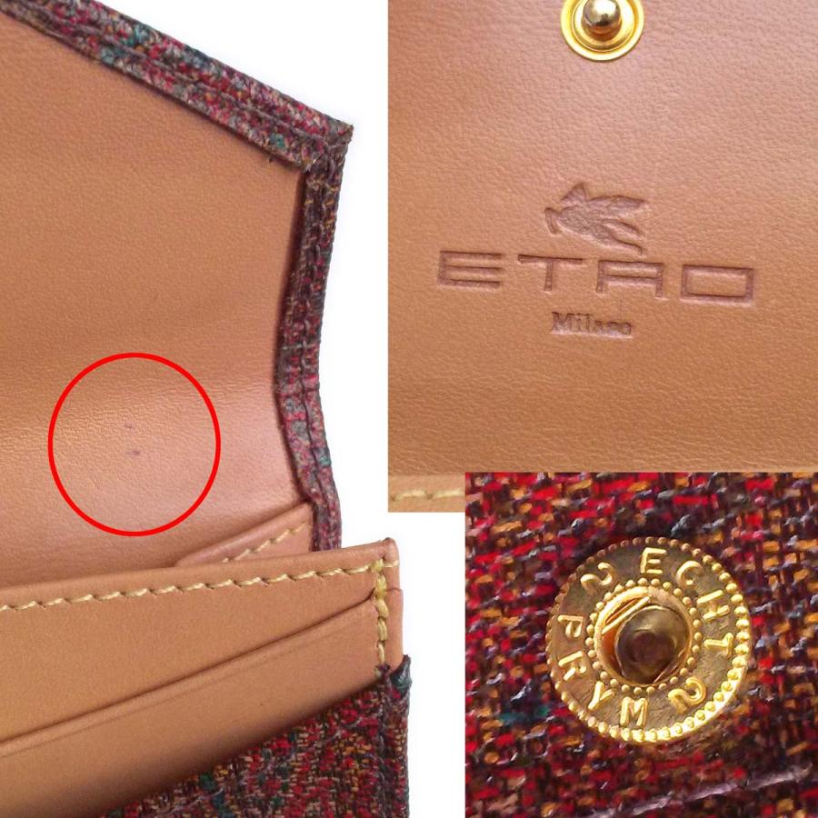 ETRO（エトロ） 【超美品】エトロ カードケース 名刺入れ ペイズリー