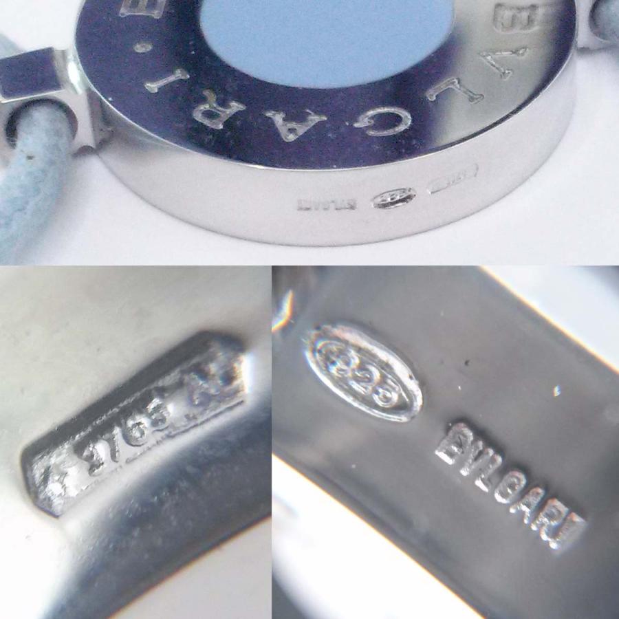 BVLGARI（ブルガリ） 【超美品】ブルガリ ラッキーブレスレット 水色紐