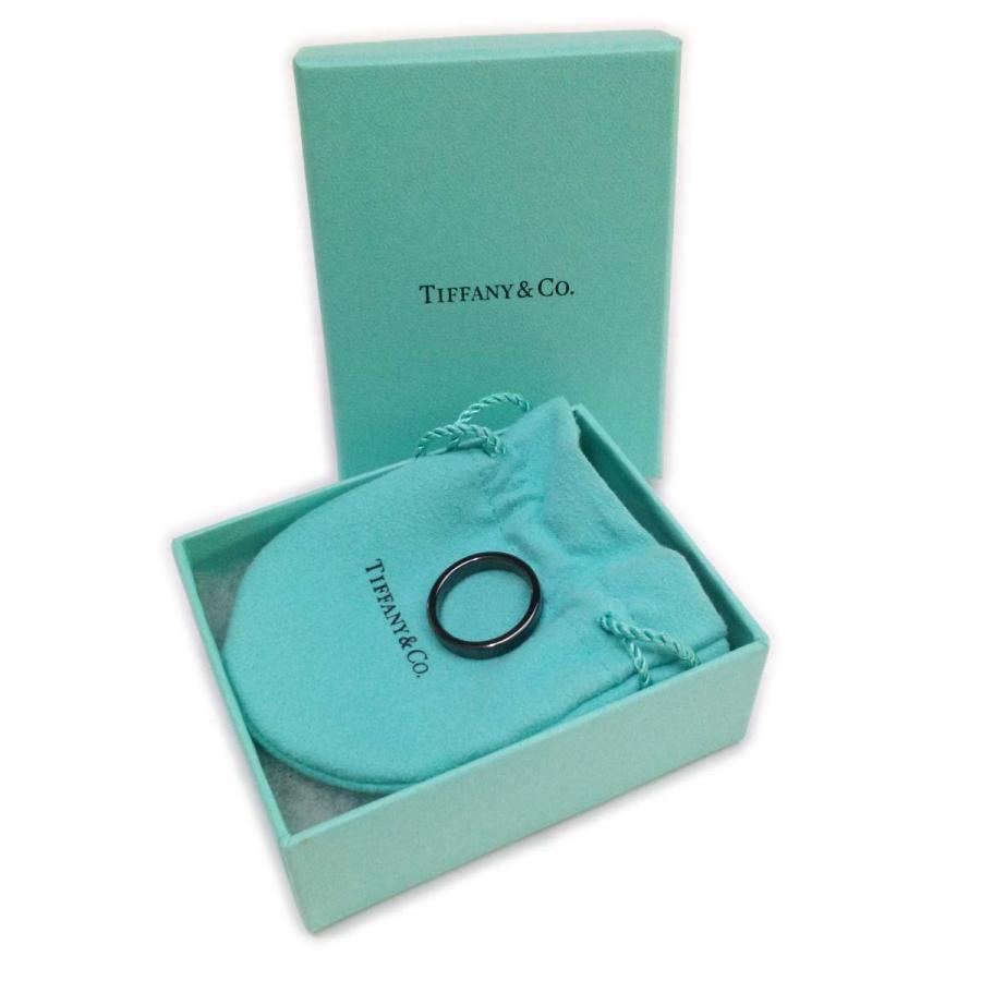 TIFFANY&Co. 【新品同様-超美品】ティファニー チタンリング 黒 TIFFANY&Co. 【新品同様-超美品】ティファニー チタンリング 黒