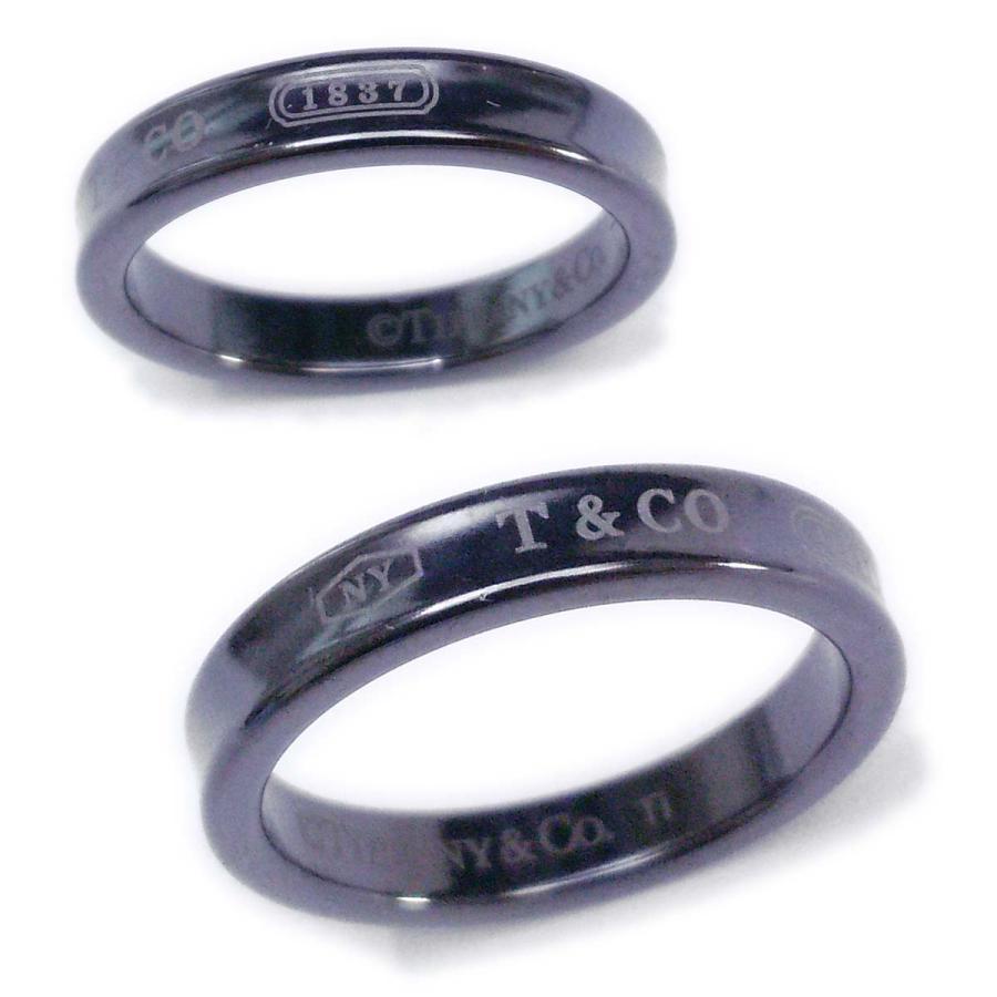 TIFFANY&Co. 【新品同様-超美品】ティファニー チタンリング 黒 TIFFANY&Co. 【新品同様-超美品】ティファニー チタンリング 黒
