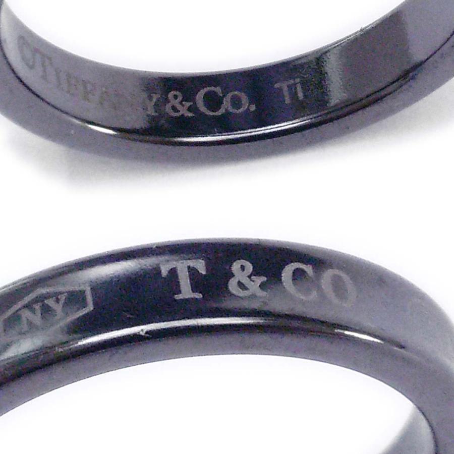 TIFFANY&Co. 【新品同様-超美品】ティファニー チタンリング 黒 TIFFANY&Co. 【新品同様-超美品】ティファニー チタンリング 黒