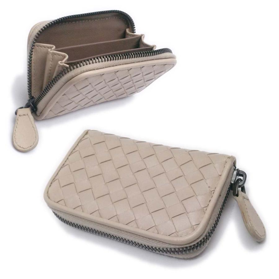 BOTTEGA VENETA（ボッテガ・ヴェネタ） 【超美品】ボッテガヴェネタ コインケース ミニ財布 ラウンドファスナー ベージュグレー系  グレージュ appre7301【一撃即決】 : アプリ ヤフーショッピング店 - 通販 - Yahoo!ショッピング