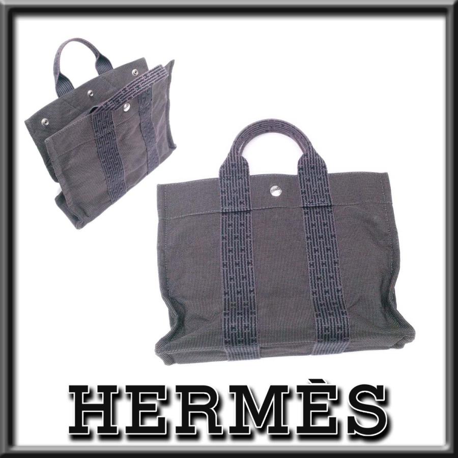 ☆HERMES☆エールライン PM キャンバス 小さいサイズ
