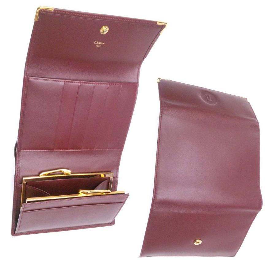 Cartier 【未使用-新品同様】カルティエ マスト 三つ折り財布 Cartier 【未使用-新品同様】カルティエ マスト 三つ折り財布