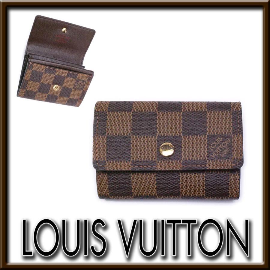 LOUIS VUITTON 【超美品】ルイヴィトン ダミエ プラ 小銭入れ コイン 