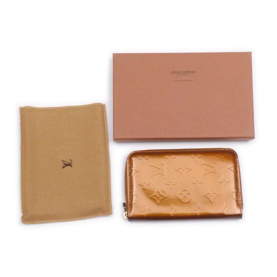 LOUIS VUITTON 【美品】ルイヴィトン ヴェルニ ブロンズ ラウンド 