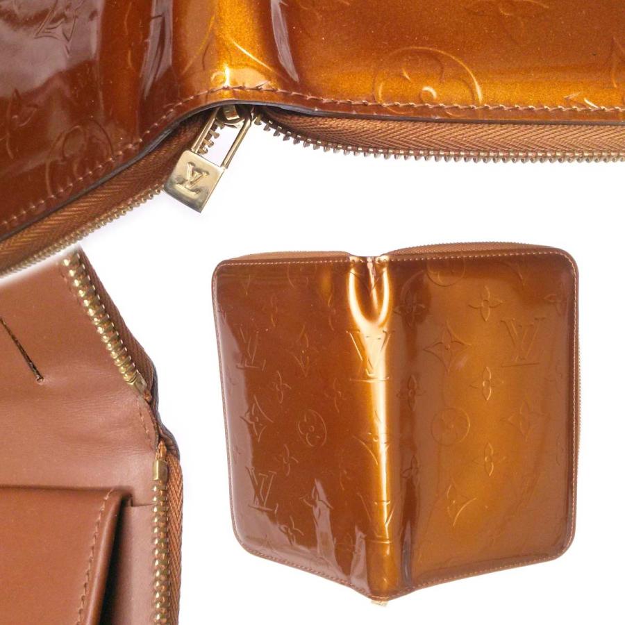 LOUIS VUITTON 【美品】ルイヴィトン ヴェルニ ブロンズ ラウンド 