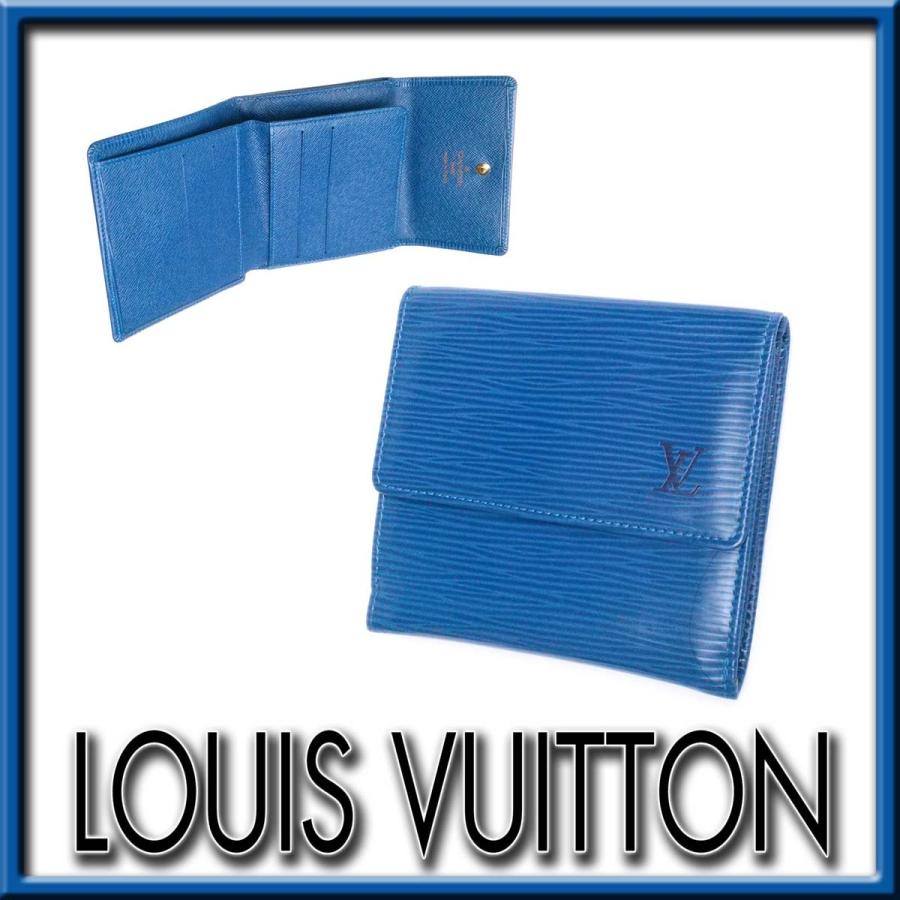 LOUIS VUITTON（ルイ・ヴィトン） 訳有【美品】ルイヴィトン エピ 青 W