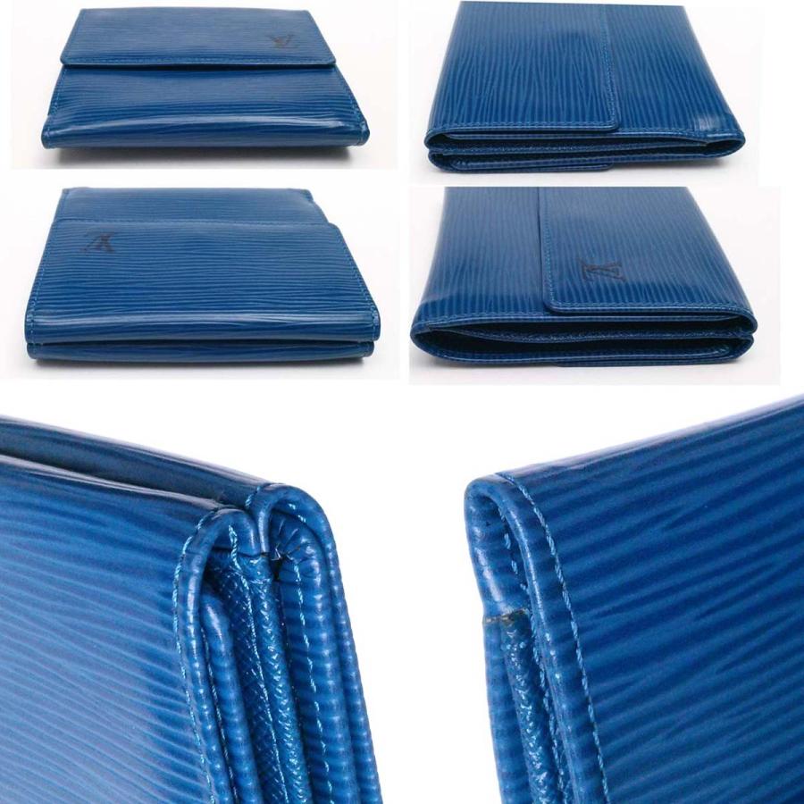 LOUIS VUITTON（ルイ・ヴィトン） 訳有【美品】ルイヴィトン エピ 青 W