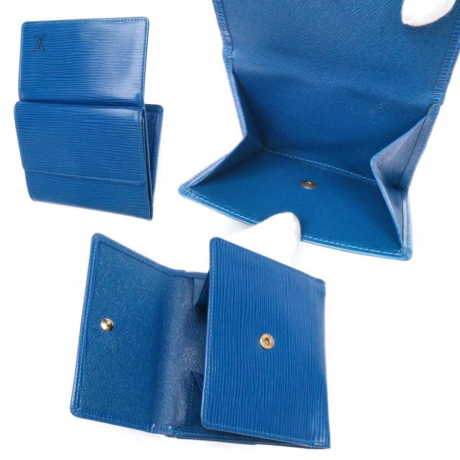 LOUIS VUITTON（ルイ・ヴィトン） 訳有【美品】ルイヴィトン エピ 青 W