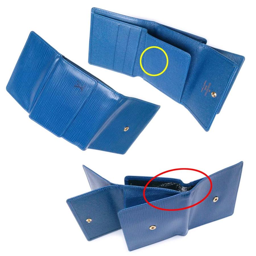 LOUIS VUITTON（ルイ・ヴィトン） 訳有【美品】ルイヴィトン エピ 青 W