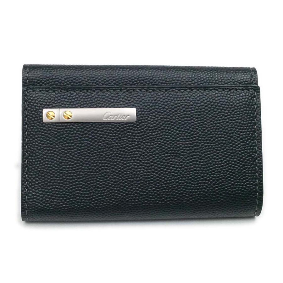 未使用✨カルティエ サントス　レザー　6連キーケース Cartier（カルティエ） 【新品同様-超美品】カルティエ サントス 6連