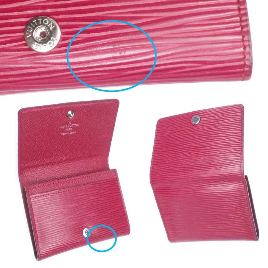 LOUIS VUITTON 【超美品】ルイヴィトン エピ 新型 ボタン 名刺 LOUIS VUITTON 【超美品】ルイヴィトン エピ 新型 ボタン 名刺
