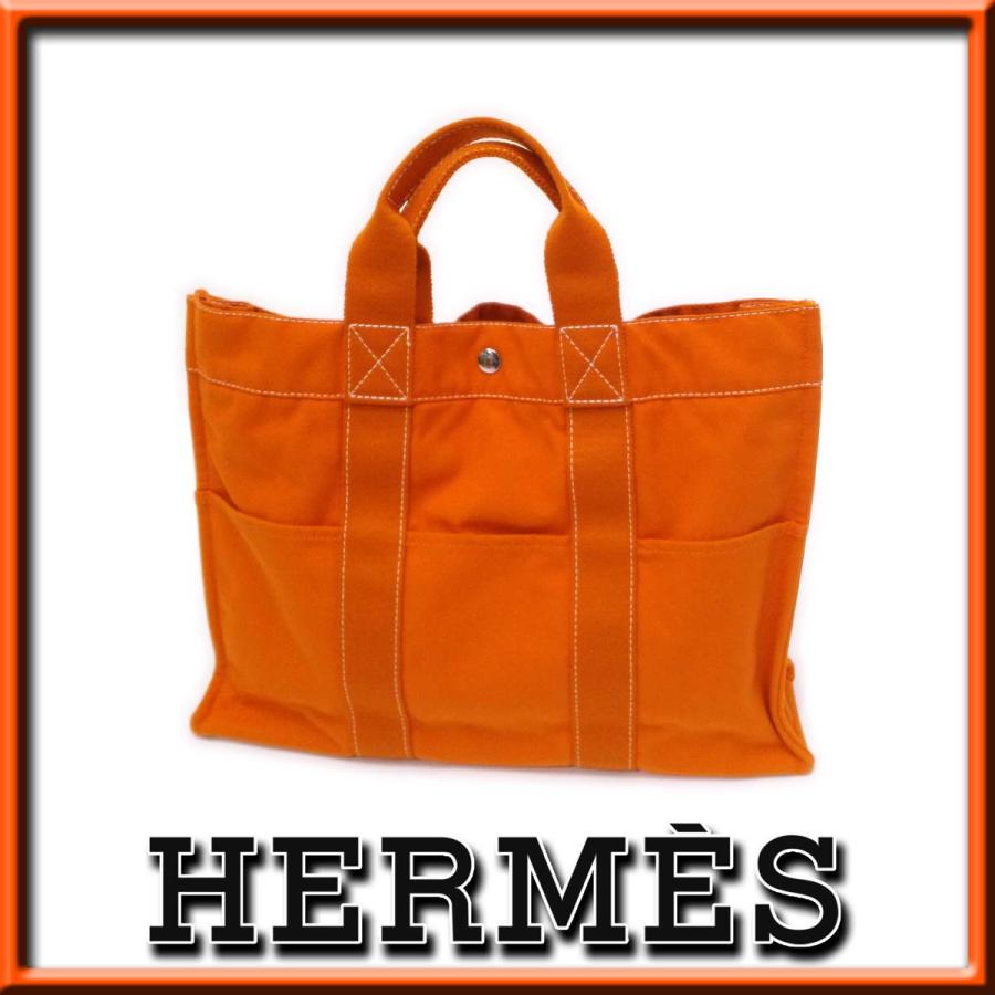 エルメス HERMESドーヴィルMM オレンジ HERMES（エルメス） 【超美品】エルメス フレンチフェスティバル