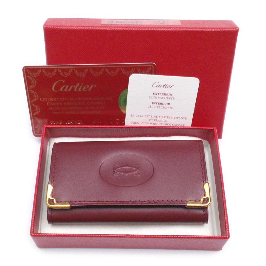 オリジナル カルティエ 4連キーケース 金具ゴールド 新品 未使用