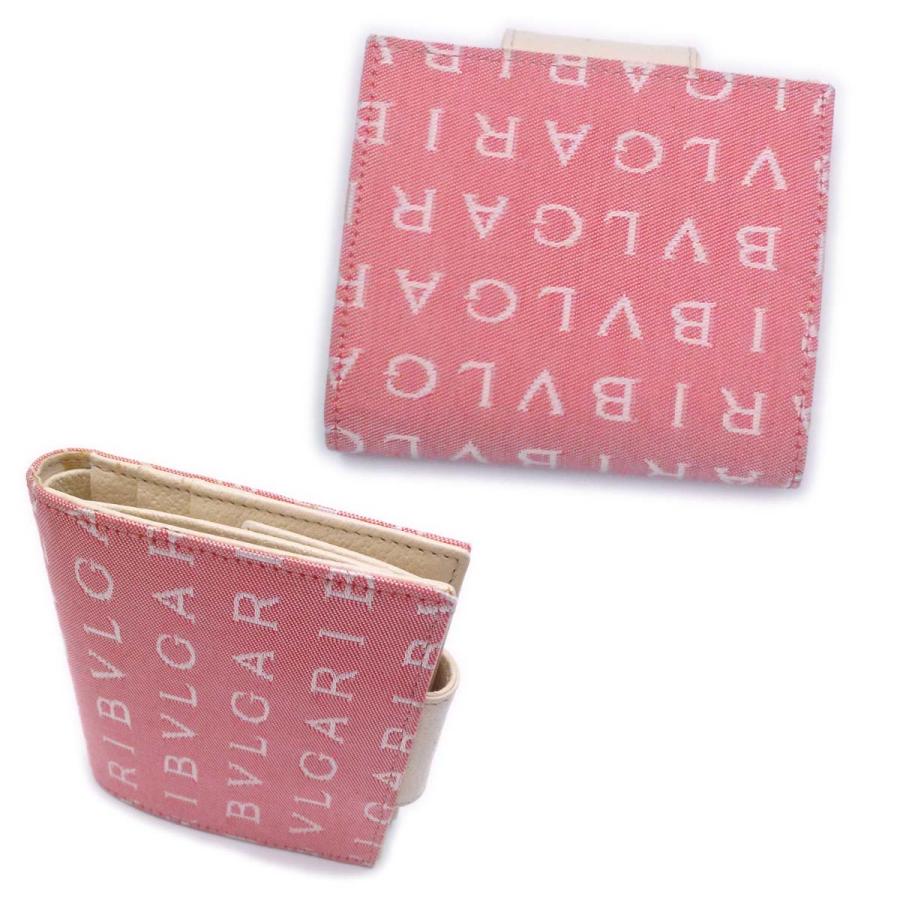 BVLGARI 【新品同様-超美品】ブルガリ ロゴマニア コンパクト