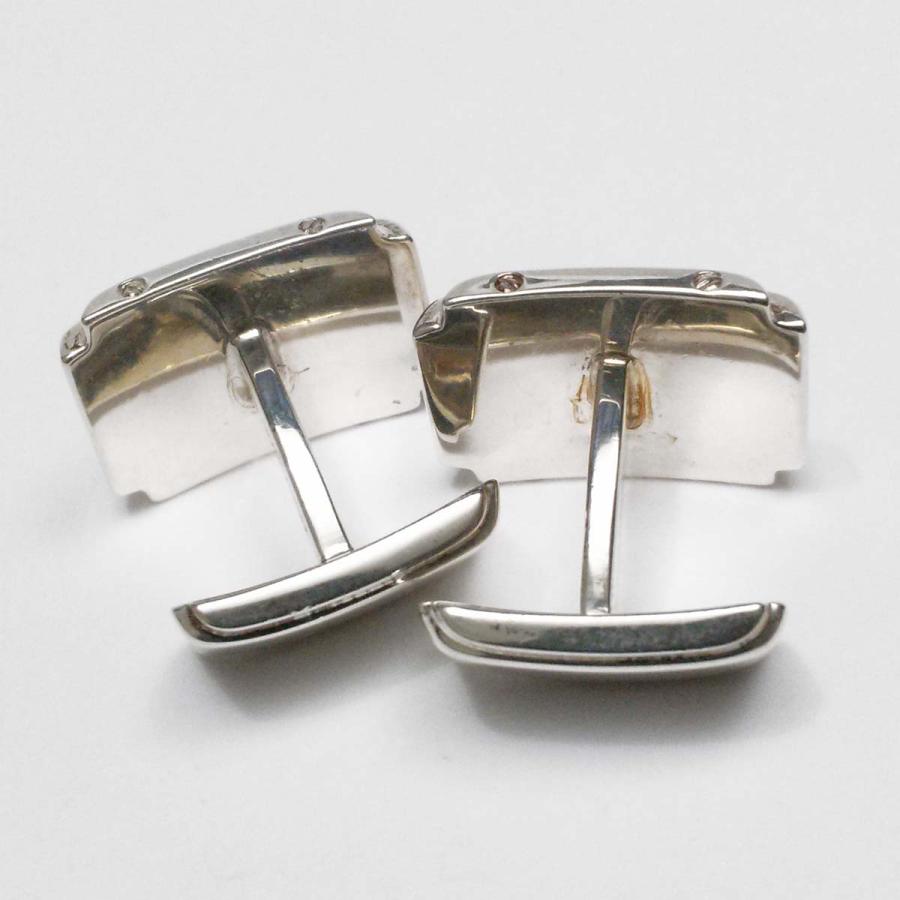 超美品】ティファニー カフス カフリンクス 鏡面 スクエア型 SV925