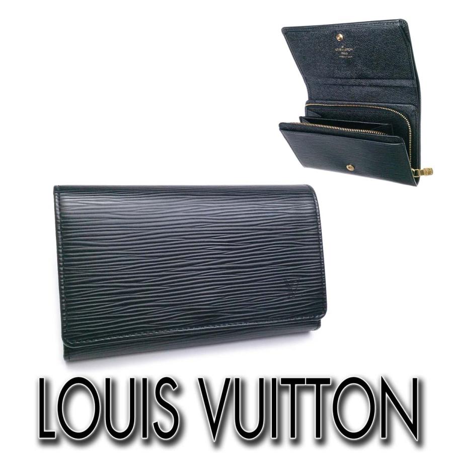 LOUIS VUITTON 【未使用-新品同様】ルイヴィトン エピ 黒 トレゾール L 