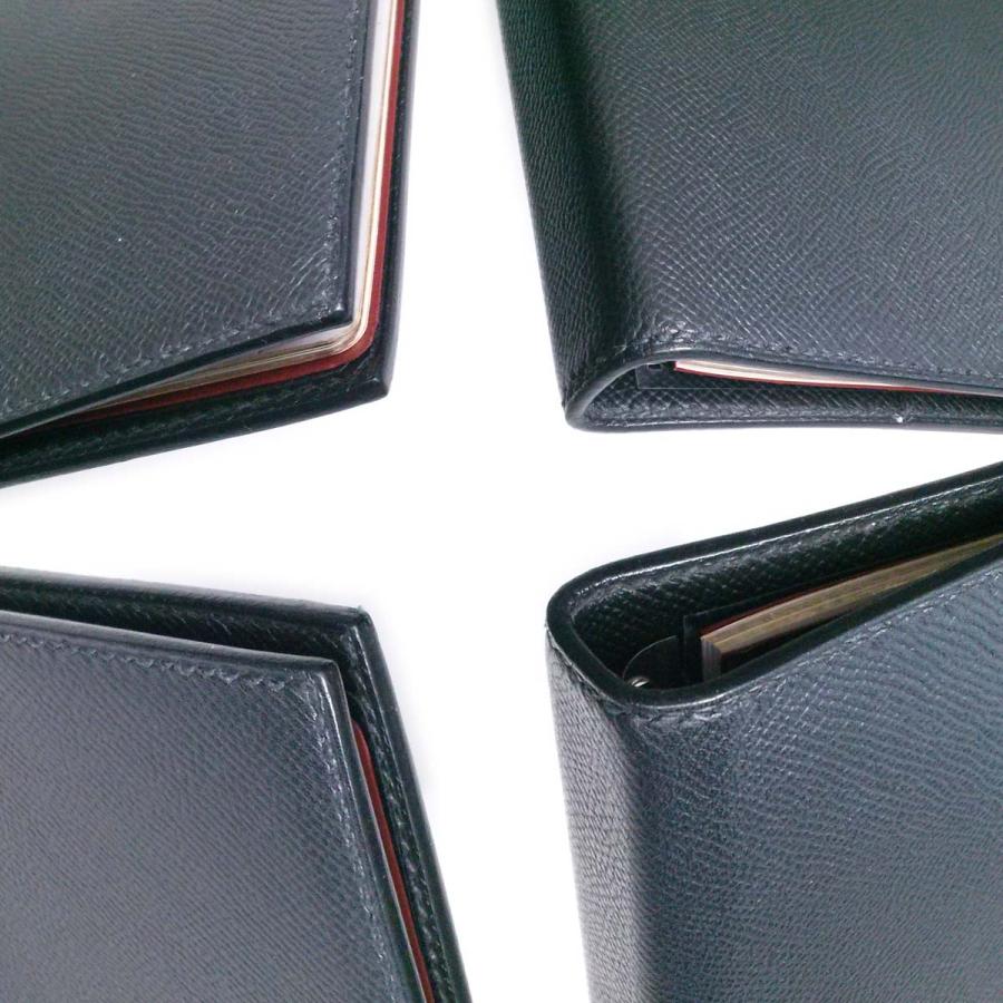 HERMES 【超美品】エルメス スメニエ 手帳カバー Semanier 黒 HERMES 【超美品】エルメス スメニエ 手帳カバー Semanier 黒