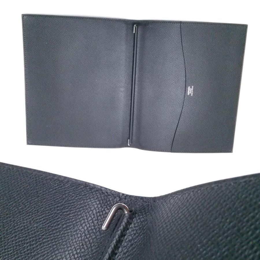 HERMES 【超美品】エルメス スメニエ 手帳カバー Semanier 黒 HERMES 【超美品】エルメス スメニエ 手帳カバー Semanier 黒