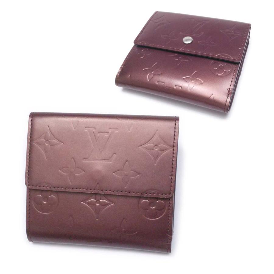 新品同様-超美品】ルイヴィトン モノグラムマット 両面財布 Wホック  