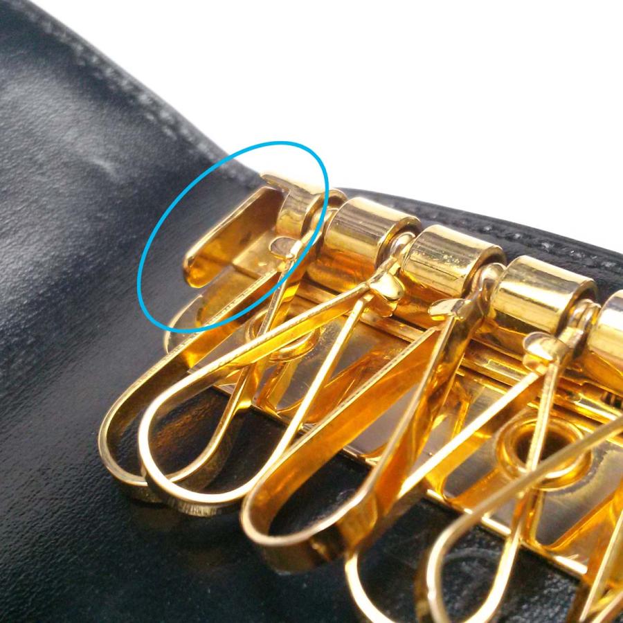HERMES（エルメス） 【美品】エルメス『8連』キーケース 黒 ボックス