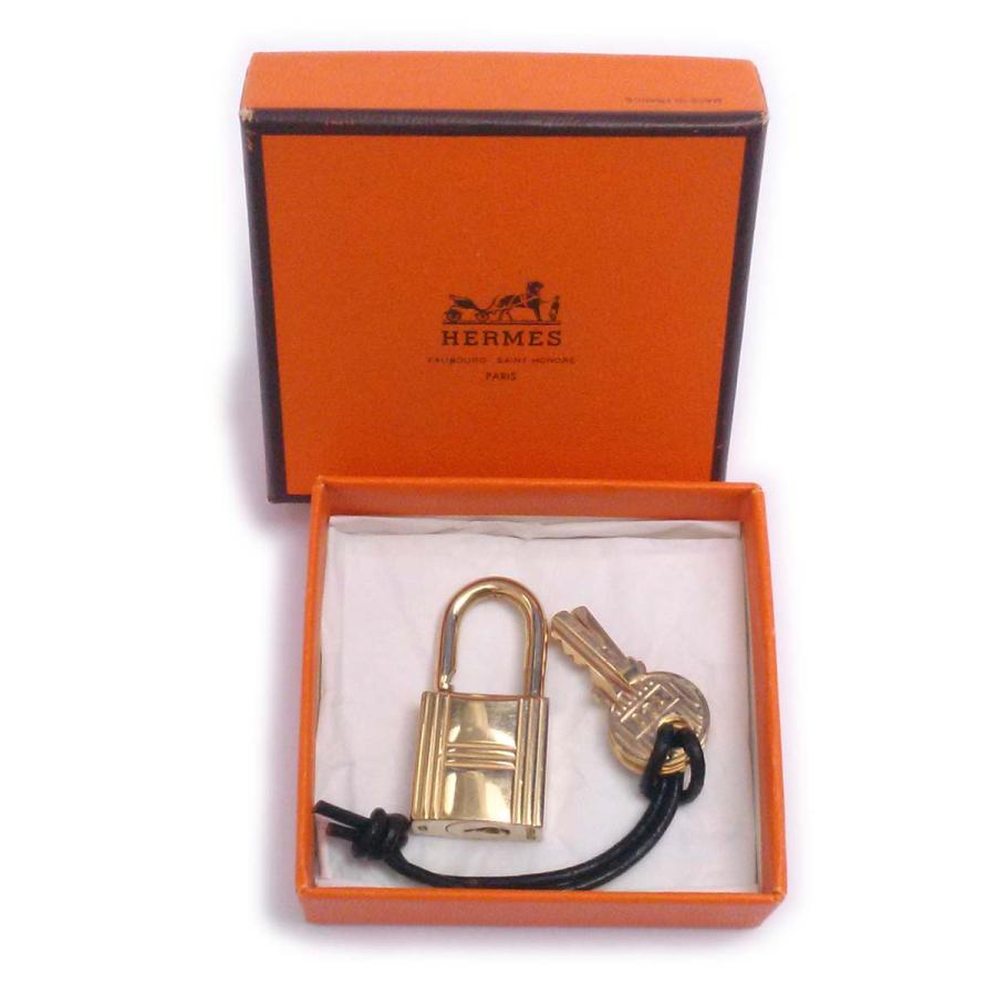 HERMES 【美品】エルメス ゴールド金具 カデナ 鍵2本 120番
