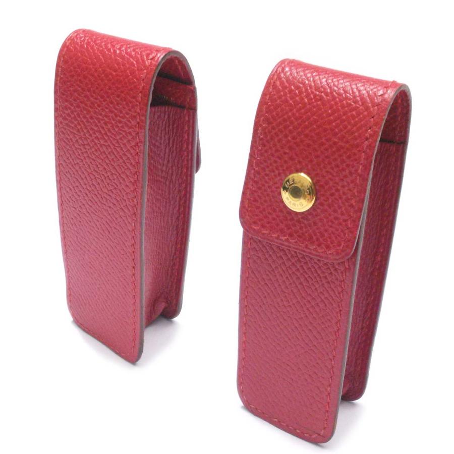 HERMES（エルメス） 【美品】エルメス ガムケース 赤 ルージュ
