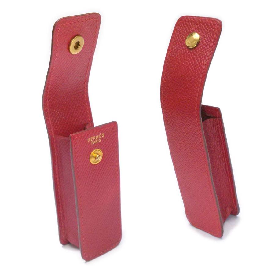 HERMES（エルメス） 【美品】エルメス ガムケース 赤 ルージュ