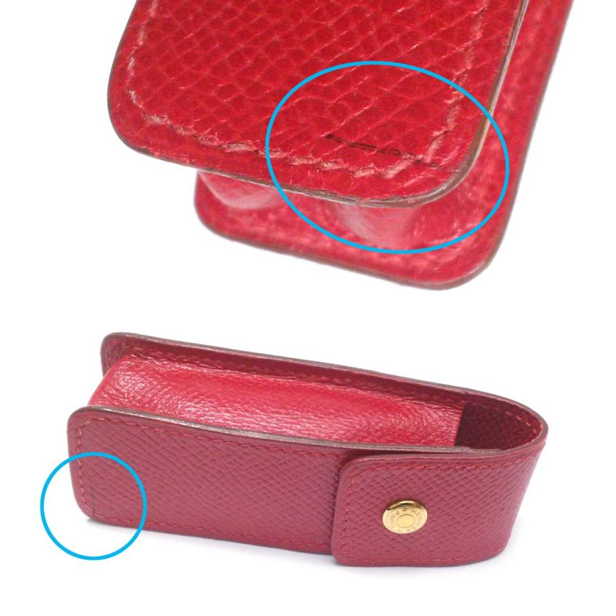 HERMES（エルメス） 【美品】エルメス ガムケース 赤 ルージュ