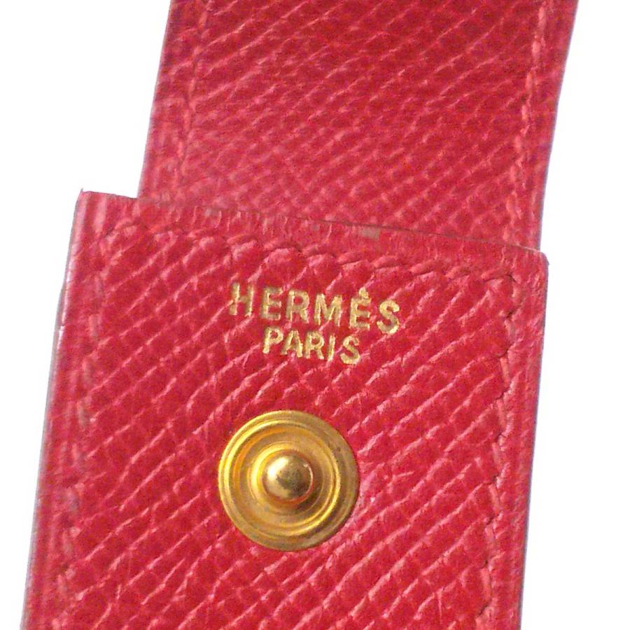 HERMES（エルメス） 【美品】エルメス ガムケース 赤 ルージュ