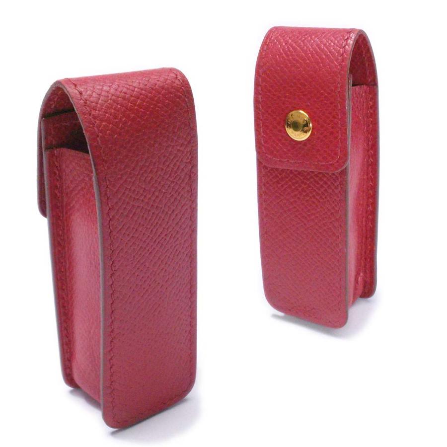 HERMES（エルメス） 【美品】エルメス ガムケース 赤 ルージュ