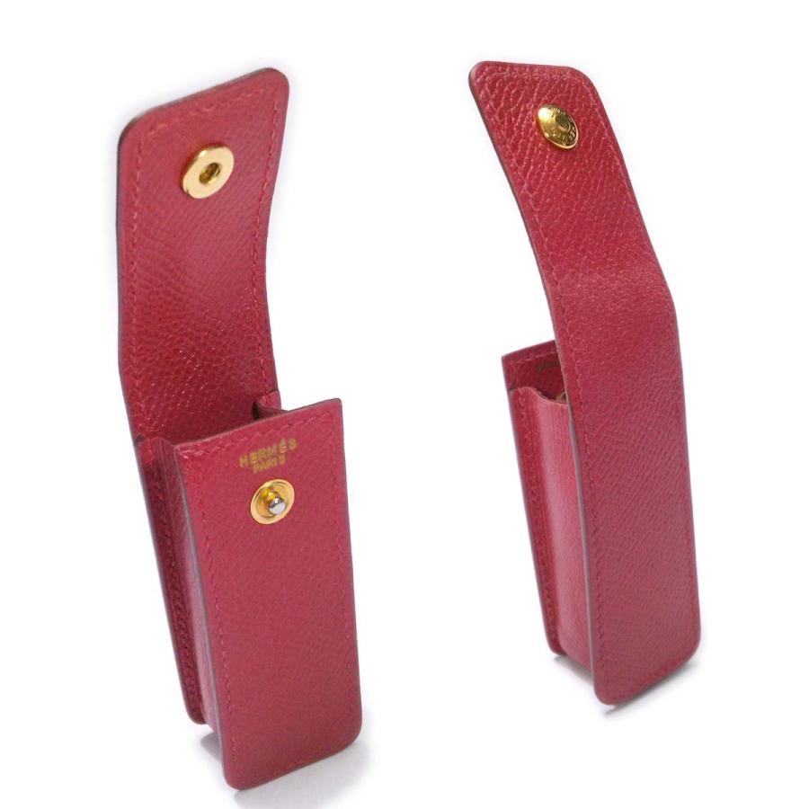 HERMES（エルメス） 【美品】エルメス ガムケース 赤 ルージュ