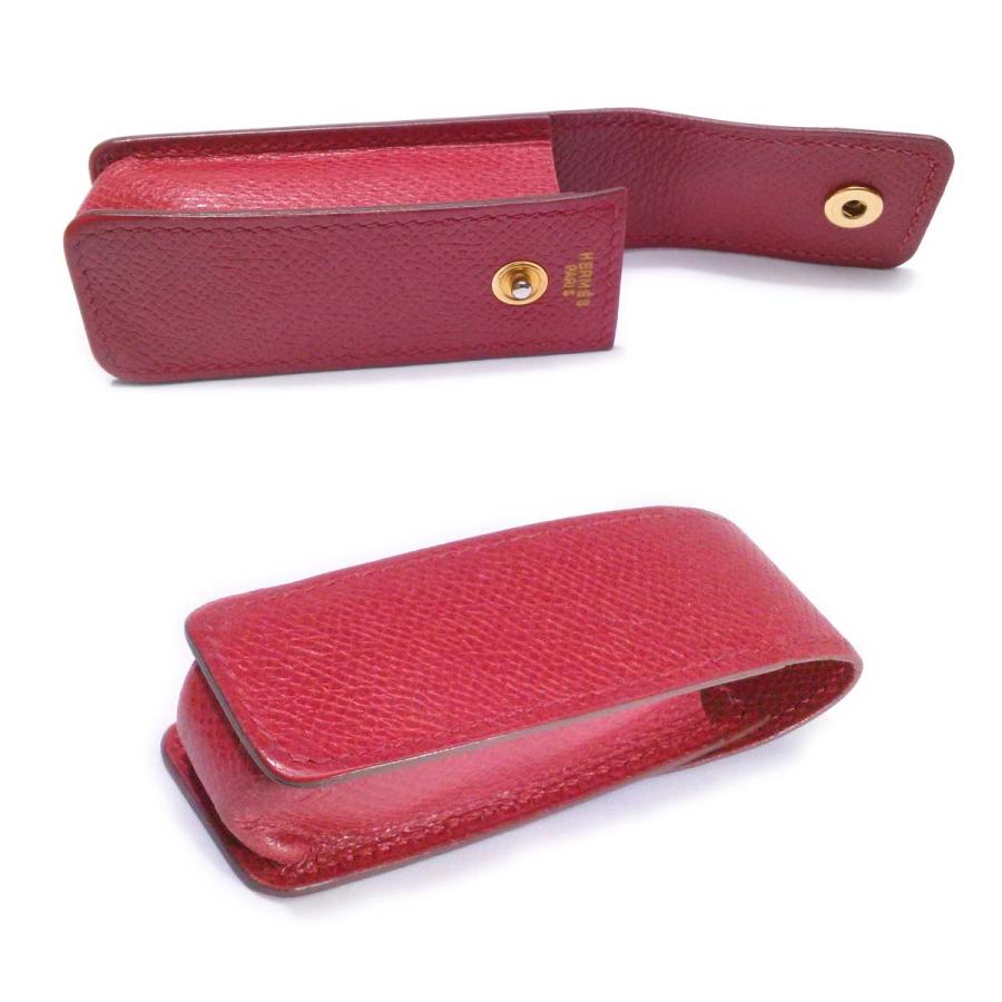 HERMES（エルメス） 【美品】エルメス ガムケース 赤 ルージュ