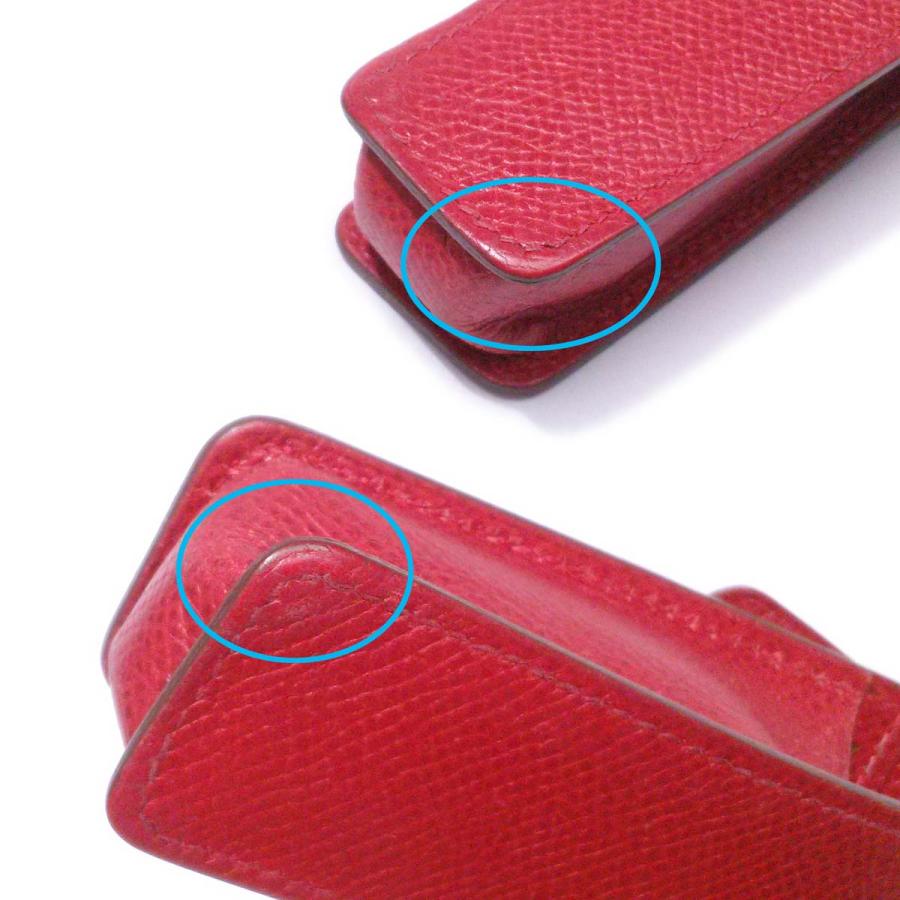 HERMES（エルメス） 【美品】エルメス ガムケース 赤 ルージュ