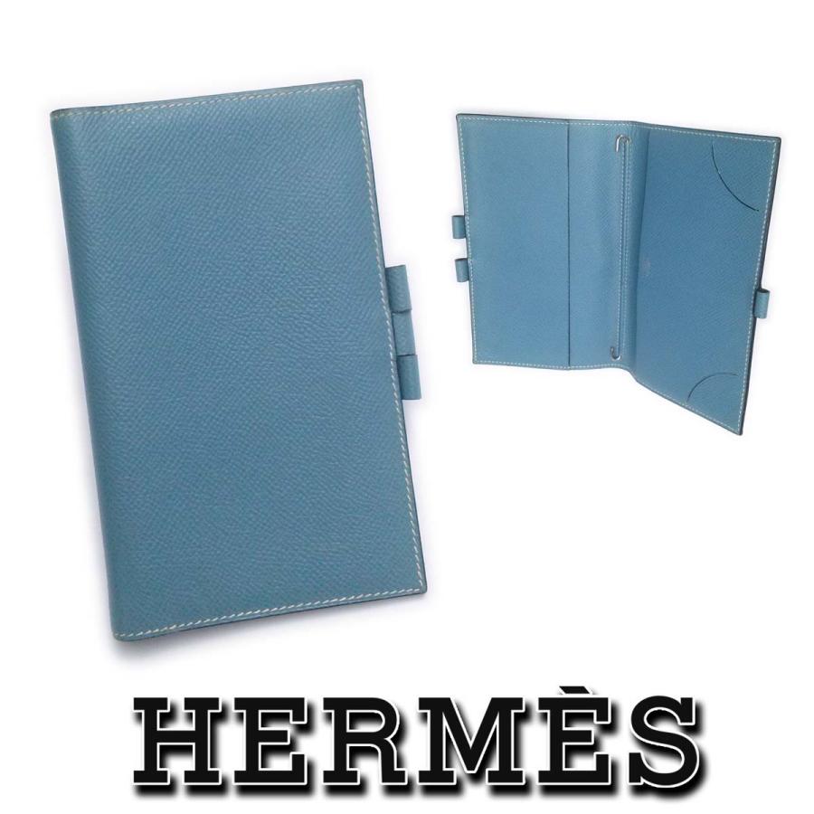 極美品　エルメス　アジェンダ 手帳カバー　銀製ペン 付き ヴィジョン　箱付 HERMES（エルメス） 手帳カバー アジェンダ ボールペン付属 925