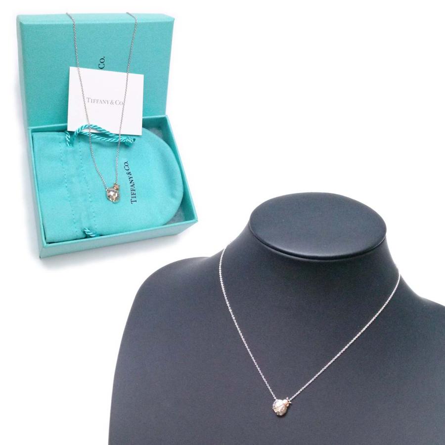 TIFFANY&Co. 【美品】ティファニー ネックレス 750/Ag925 TIFFANY&Co. 【美品】ティファニー ネックレス 750/Ag925