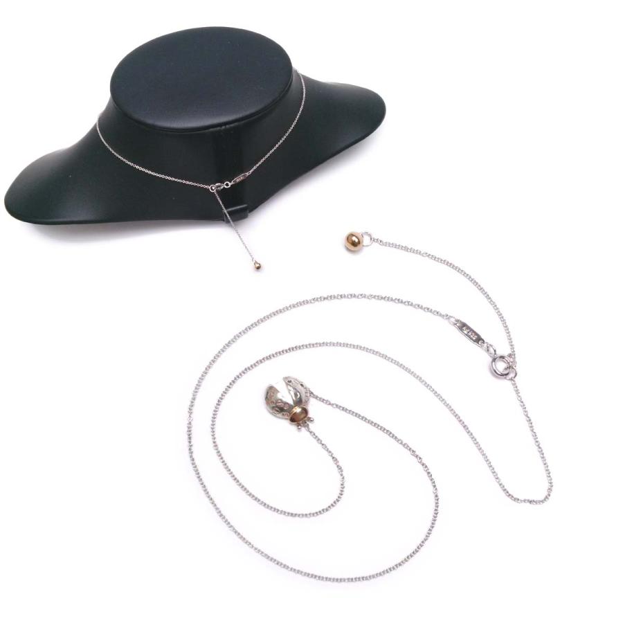 TIFFANY&Co. 【美品】ティファニー ネックレス 750/Ag925 TIFFANY&Co. 【美品】ティファニー ネックレス 750/Ag925