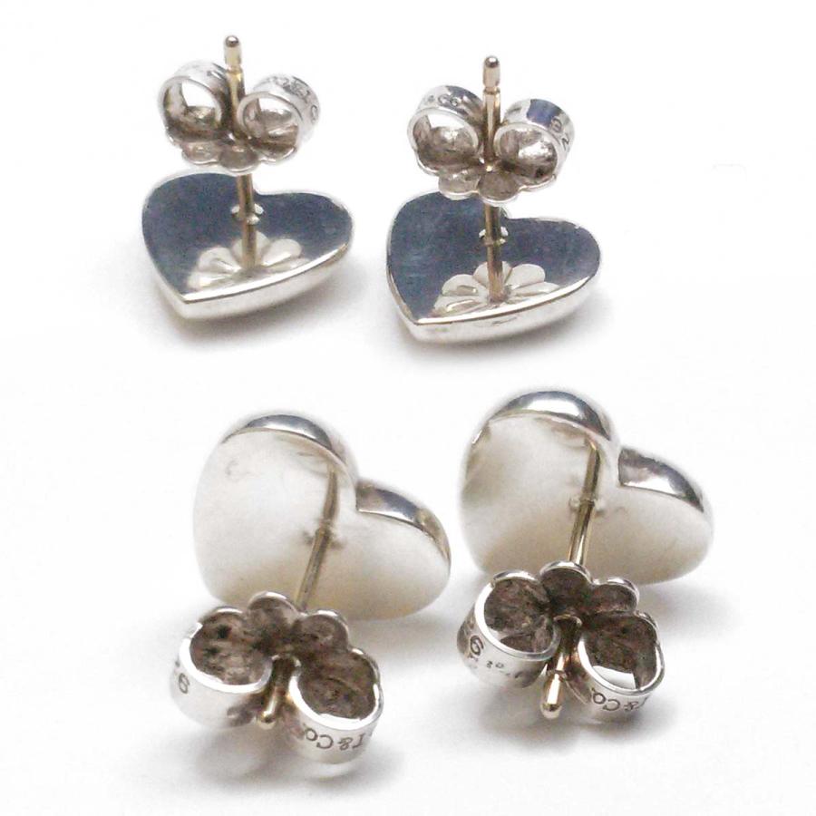 TIFFANY&Co.（ティファニー） 【美品】ティファニー ハートピアス 無地 