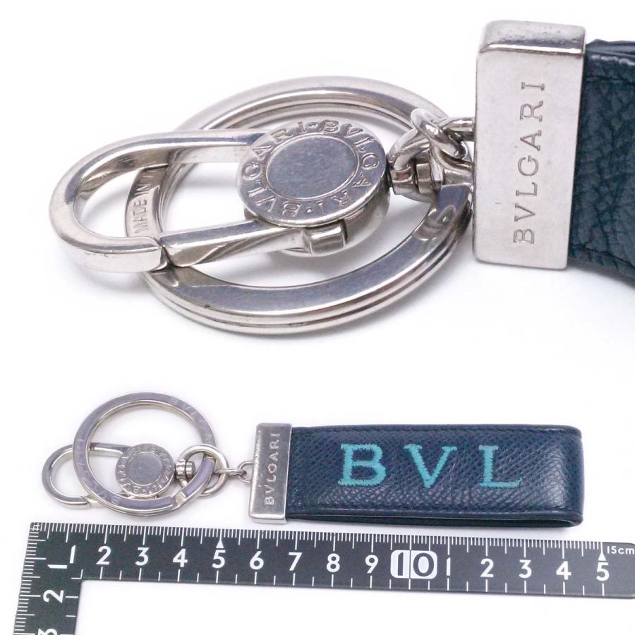 BVLGARI 現行品【美品】BVLGARI ブルガリブルガリ マン キーリング 