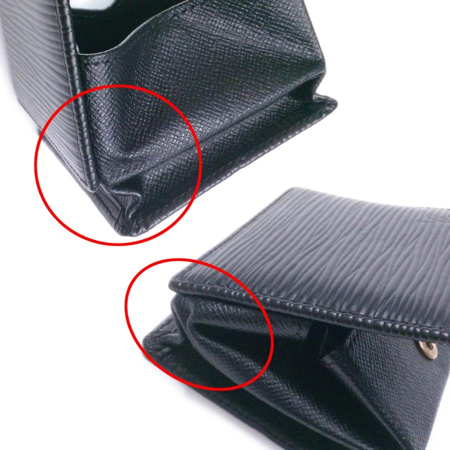 LOUIS VUITTON 【超美品】ルイヴィトン ポルトモネ ボワット エピ 黒  