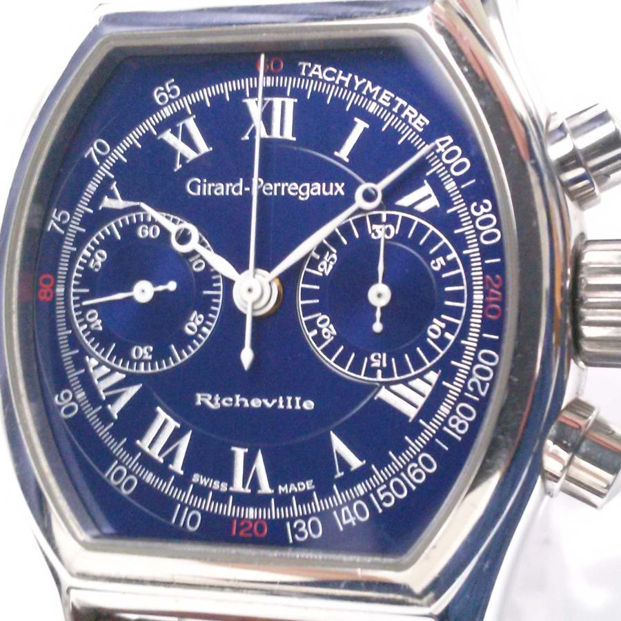 美品】ジラールペルゴ GIRARD PERREGAUX リシュビル クロノグラフ 2710 