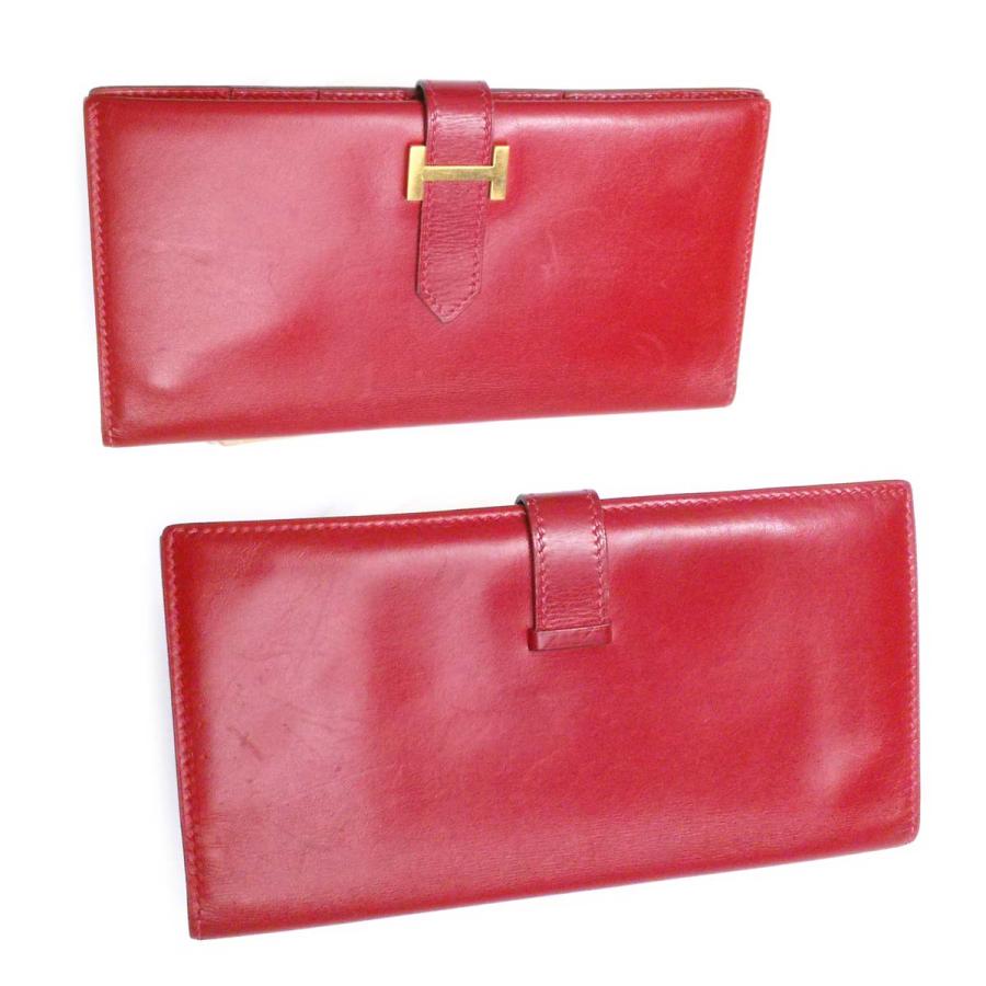 HERMES（エルメス） 【美品】エルメス ベアン 初期モデル 長財布