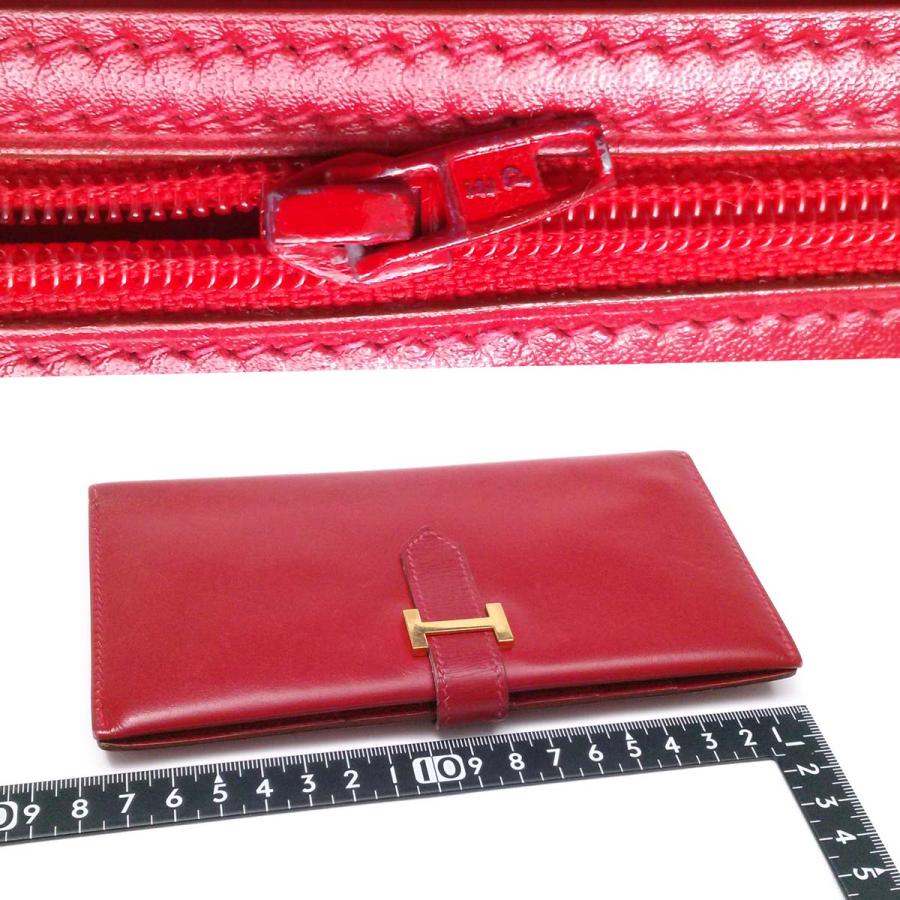 HERMES（エルメス） 【美品】エルメス ベアン 初期モデル 長財布