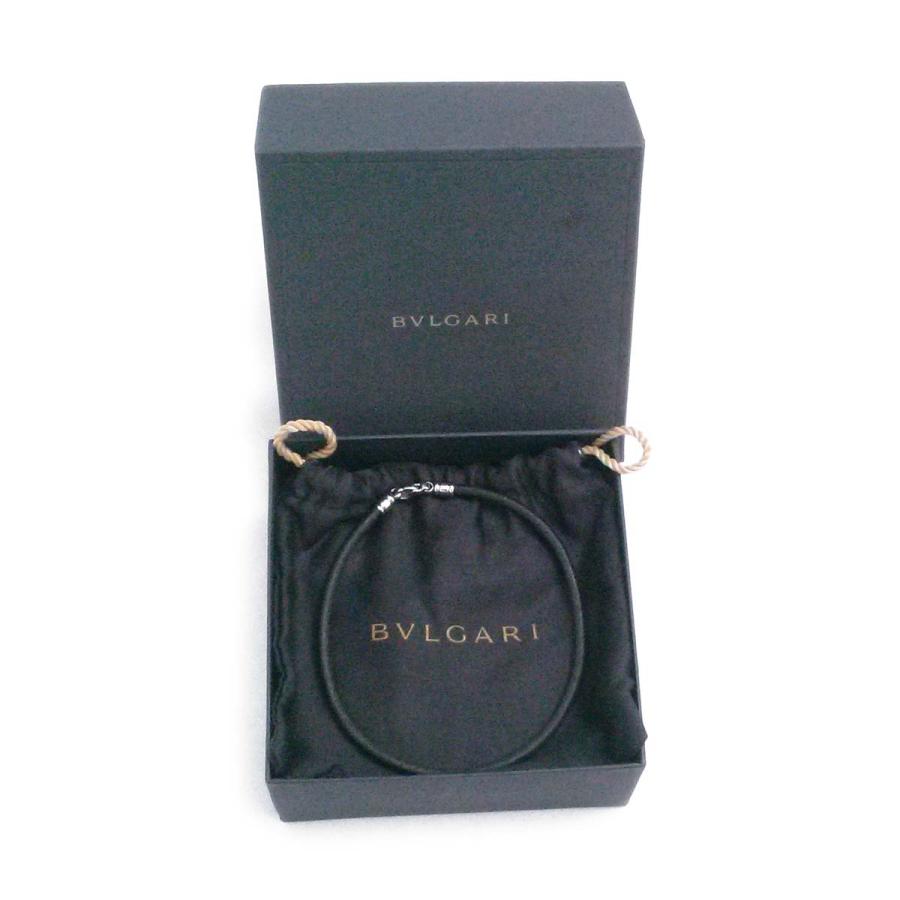 BVLGARI（ブルガリ） 【美品】ブルガリ トンド用 チョーカー 38.5cm 黒 