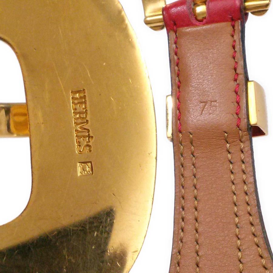 HERMES（エルメス） 【美品】エルメス ヴィンテージベルト フラワー