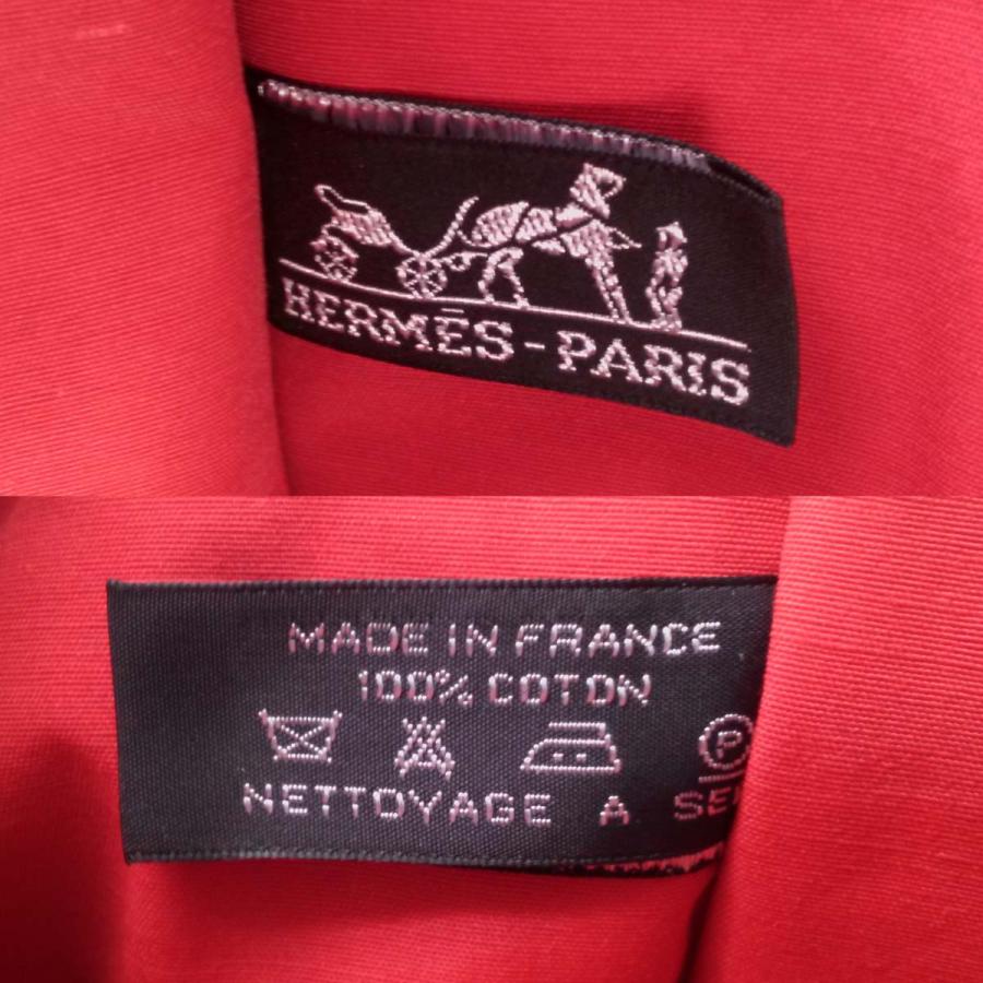 エルメス　HERMES ポーチ　クラッチバッグ　赤　レッド　ドーヴィル　ステッチ HERMES（エルメス） 【新品同様-超美品】エルメス ドーヴィル 赤