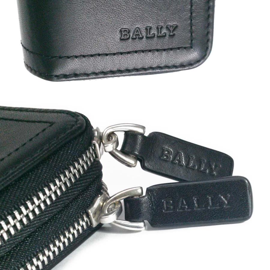 Bally（バリー） 【展示新品】 コインケース兼用キーケース（4連）黒